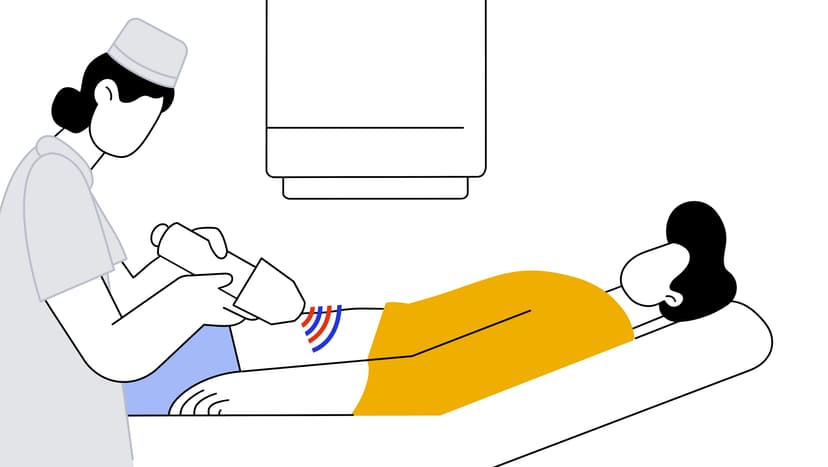 Die Urologie ist das medizinische Fachgebiet, das sich mit der Diagnose, Behandlung und Prävention von Erkrankungen der Harnorgane bei Frauen und Männern sowie der männlichen Geschlechtsorgane befasst. Die Illustration zeigt einen Urologen der ein Röntgenbild erläutert.